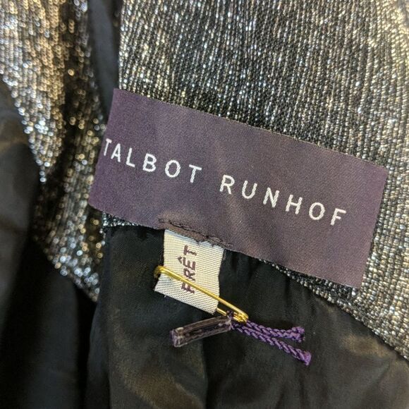 Talbot Runhof Metallic Ruched Dress - Picture 4 of 6